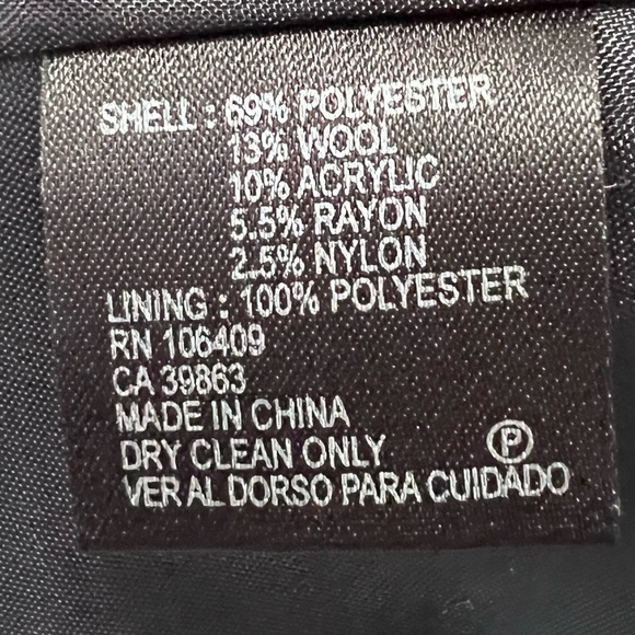 Alex Marie houndstooth  wool-blend peacoat 4 - Picture 4 of 9